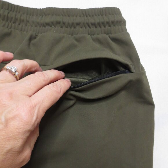 OLD NAVY womens PANTS green TAPERED go-dry POWERSOFT COZE comfy ATHLETIC SIZE S - Picture 11 of 11